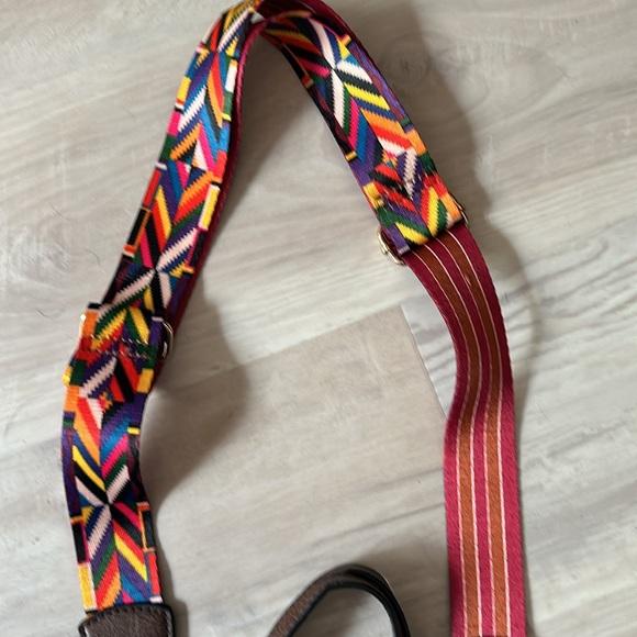 Brown crossbody bag with reversible strap, NWT - Picture 2 of 5